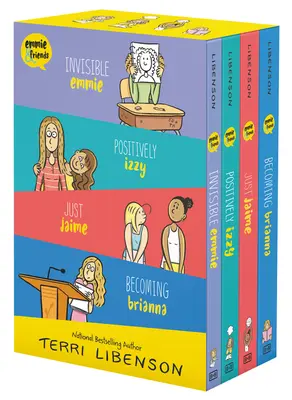 Emmie & Friends 4-Book Box Set: Niewidzialna Emmie, Pozytywna Izzy, Po prostu Jaime, Stając się Brianną - Emmie & Friends 4-Book Box Set: Invisible Emmie, Positively Izzy, Just Jaime, Becoming Brianna