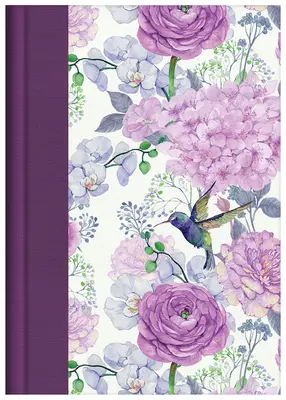 Biblia do studiowania KJV - duży druk [bzy kolibra] - KJV Study Bible - Large Print [hummingbird Lilacs]