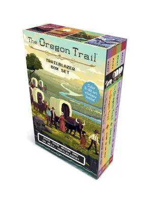 Oregon Trail Trailblazer (zestaw w miękkiej oprawie plus naklejki) - Oregon Trail Trailblazer (paperback boxed set plus decals)