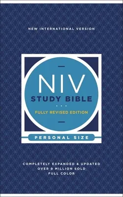 Biblia do studiowania NIV, w pełni poprawiona edycja, rozmiar osobisty, twarda oprawa, czerwona litera, wygodny druk - NIV Study Bible, Fully Revised Edition, Personal Size, Hardcover, Red Letter, Comfort Print