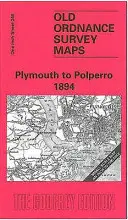 Plymouth to Polperro 1894 - 1 calowy arkusz 348 - Plymouth to Polperro 1894 - One Inch Sheet 348