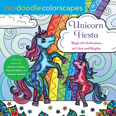 Zendoodle Colorscapes: Unicorn Fiesta: Magiczne uroczystości do pokolorowania i wyświetlenia - Zendoodle Colorscapes: Unicorn Fiesta: Magical Celebrations Color and Display