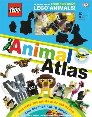 Lego Atlas zwierząt: Odkryj zwierzęta świata [z zabawką] - Lego Animal Atlas: Discover the Animals of the World [With Toy]