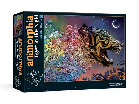 Animorphia: Tygrys w nocy Puzzle - Animorphia Tiger in the Night Puzzle