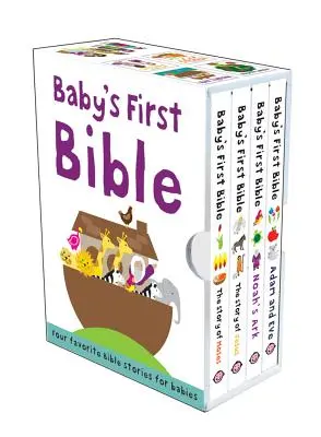 Baby's First Bible Boxed Set: Historia Mojżesza, Historia Jezusa, Arka Noego oraz Adam i Ewa - Baby's First Bible Boxed Set: The Story of Moses, the Story of Jesus, Noah's Ark, and Adam and Eve