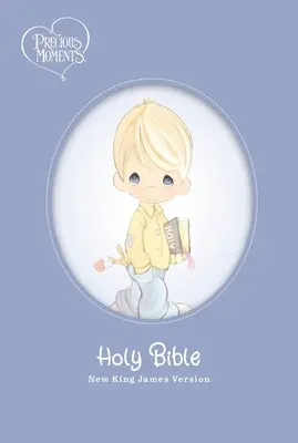 Nkjv, Precious Moments Small Hands Bible, niebieska, twarda oprawa, wygodny druk: Biblia Święta, Nowa Wersja Króla Jakuba - Nkjv, Precious Moments Small Hands Bible, Blue, Hardcover, Comfort Print: Holy Bible, New King James Version