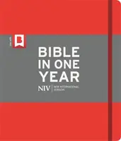 Kieszonkowa Biblia NIV na jeden rok - czerwona - NIV Journalling Bible in One Year - Red