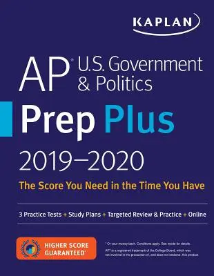 AP U.S. Government & Politics Prep Plus 2019-2020: 3 testy praktyczne + plany nauki + ukierunkowany przegląd i ćwiczenia + online - AP U.S. Government & Politics Prep Plus 2019-2020: 3 Practice Tests + Study Plans + Targeted Review & Practice + Online