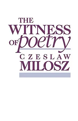 Świadek poezji - The Witness of Poetry