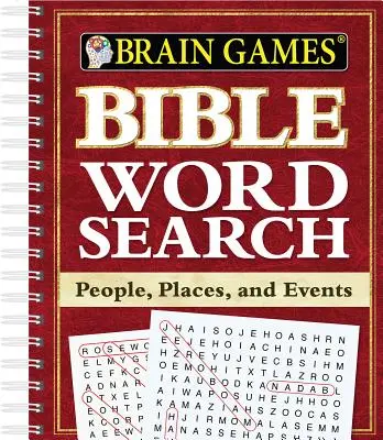 Gry umysłowe - Biblijne wyszukiwanie słów: Ludzie, miejsca i wydarzenia - Brain Games - Bible Word Search: People, Places, and Events