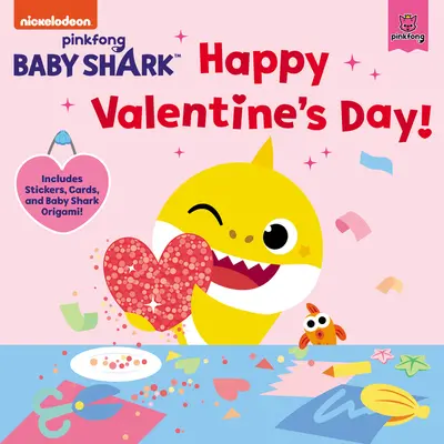 Baby Shark: Wesołych Walentynek! [Z naklejkami, kartkami i origami dla rekina] - Baby Shark: Happy Valentine's Day! [With Stickers and Cards and Baby Shark Origami]