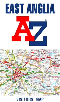 Mapa turystyczna East Anglia A-Z - East Anglia A-Z Visitors' Map