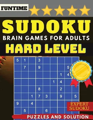 Sudoku Time: książka z trudnymi łamigłówkami Sudoku - Sudoku Time: Hard Sudoku Puzzles Book