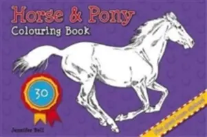 Kolorowanka z końmi i kucykami - Horse and Pony Colouring Book