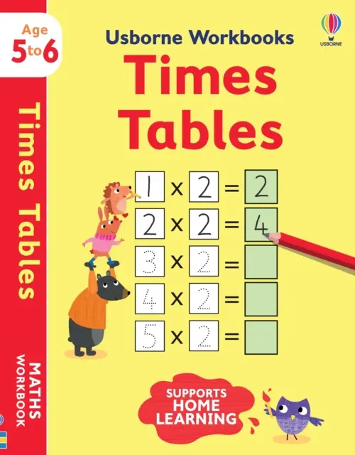 Zeszyty ćwiczeń Usborne Tabliczki mnożenia 5-6 - Usborne Workbooks Times tables 5-6