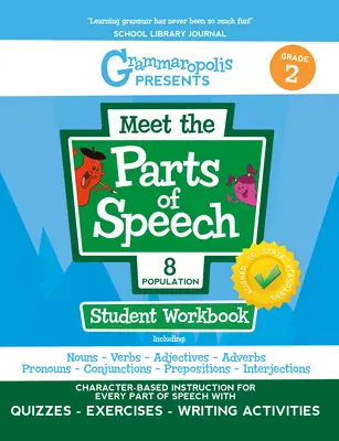 Zeszyt ćwiczeń części mowy, klasa 2 - The Parts of Speech Workbook, Grade 2