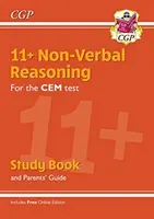 11+ CEM Non-Verbal Reasoning Study Book (z przewodnikiem dla rodziców i wydaniem online) - 11+ CEM Non-Verbal Reasoning Study Book (with Parents' Guide & Online Edition)