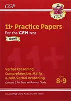 11+ CEM Practice Papers - Ages 8-9 (z przewodnikiem dla rodziców i wydaniem online) - 11+ CEM Practice Papers - Ages 8-9 (with Parents' Guide & Online Edition)