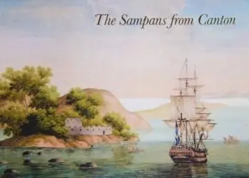 Sampany z Kantonu - chińskie gwasze F.H. Chapmana - Sampans from Canton - F H af Chapman's Chinese Gouaches