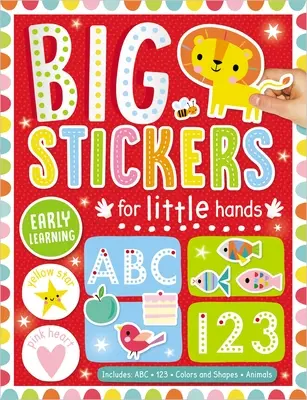 Duże naklejki dla małych rączek - wczesna nauka - Big Stickers for Little Hands Early Learning