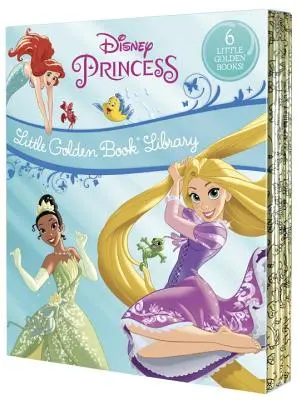 Disney Princess Little Golden Book Library (Disney Princess): Zaplątani; Odważni; Księżniczka i żaba; Mała syrenka; Piękna i bestia; Cin - Disney Princess Little Golden Book Library (Disney Princess): Tangled; Brave; The Princess and the Frog; The Little Mermaid; Beauty and the Beast; Cin