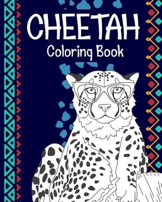 Kolorowanka z gepardem - Cheetah Coloring Book