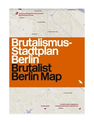 Brutalistyczna mapa Berlina - Brutalist Berlin Map