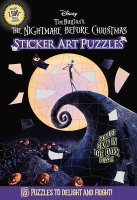 Puzzle z naklejkami „Koszmar przed Bożym Narodzeniem - The Nightmare Before Christmas Sticker Art Puzzles