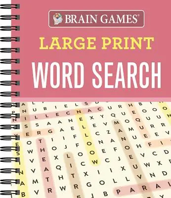 Gry umysłowe - wyszukiwanie słów w dużym formacie - Brain Games - Large Print Word Search