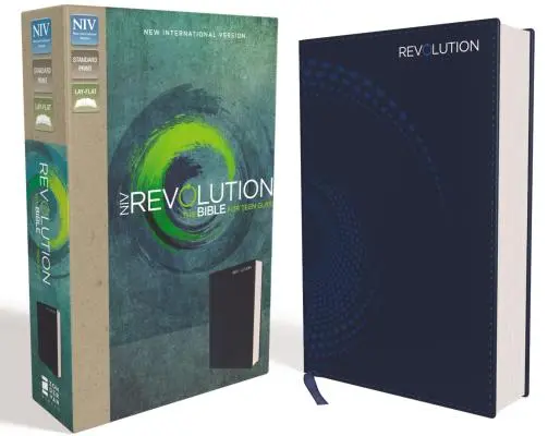 NIV, Revolution Bible, imitacja skóry, niebieska: Biblia dla nastolatków - NIV, Revolution Bible, Imitation Leather, Blue: The Bible for Teen Guys