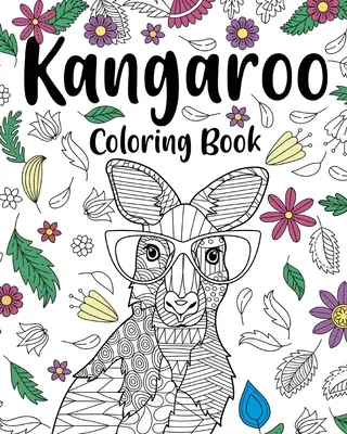 Kolorowanka z kangurem - Kangaroo Coloring Book