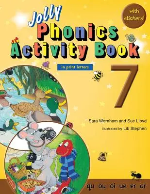 Jolly Phonics Activity Book 7: In Print Letters (amerykańskie wydanie angielskie) - Jolly Phonics Activity Book 7: In Print Letters (American English Edition)