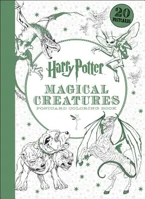 Kolorowanka z magicznymi stworzeniami z Harry'ego Pottera - Harry Potter Magical Creatures Postcard Coloring Book