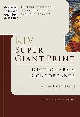 Słownik biblijny i konkordancja w gigantycznym formacie - Super Giant Print Bible Dictionary and Concordance