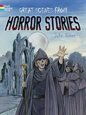 Kolorowanka „Wielkie sceny z opowieści grozy - Great Scenes from Horror Stories Coloring Book