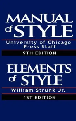 Podręcznik stylu Chicago i elementy stylu, wydanie specjalne - The Chicago Manual of Style & The Elements of Style, Special Edition