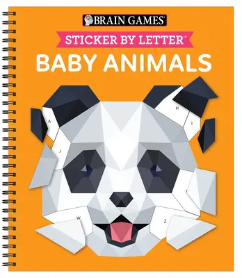 Brain Games - Naklejki z literkami: Małe zwierzątka - Brain Games - Sticker by Letter: Baby Animals