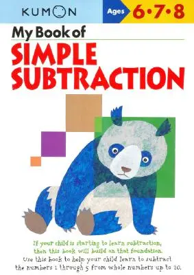 Moja książka prostego odejmowania - My Book of Simple Subtraction