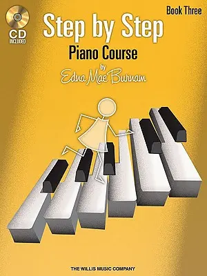 Kurs gry na fortepianie krok po kroku - książka 3 z audio online - Step by Step Piano Course - Book 3 with Online Audio