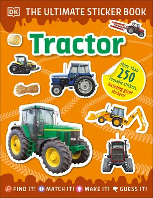 Najlepsza książka z naklejkami Traktor - The Ultimate Sticker Book Tractor
