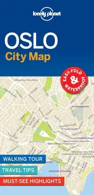 Lonely Planet Oslo mapa miasta 1 - Lonely Planet Oslo City Map 1