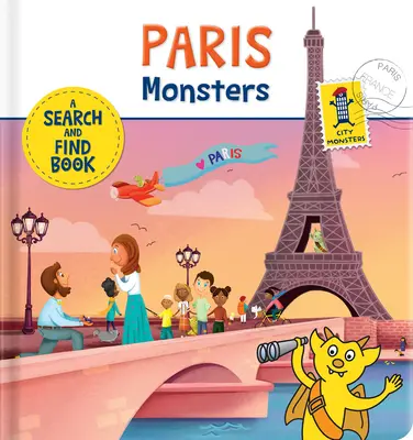 Paryskie potwory: Książka „Szukaj i znajdź - Paris Monsters: A Search and Find Book