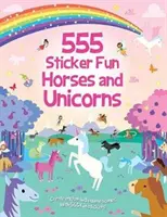 555 Zabawa z naklejkami Konie i jednorożce - 555 Sticker Fun Horses and Unicorns