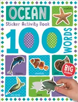 100 słów oceanu - naklejki - 100 Ocean Words Sticker Activity