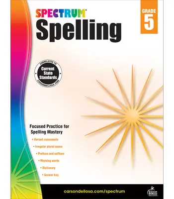 Spectrum Spelling, klasa 5 - Spectrum Spelling, Grade 5