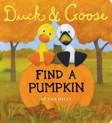 Kaczka i Gąska, Znajdź dynię (książka planszowa) - Duck & Goose, Find a Pumpkin (Oversized Board Book)