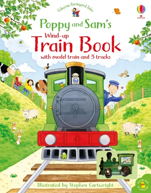 Nakręcany pociąg Poppy i Sama - Poppy and Sam's Wind-up Train Book