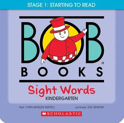 Bob Books - Sight Words Kindergarten Box Set Phonics, od 4 lat, przedszkole, fiszki (etap 2: początkujący czytelnik) - Bob Books - Sight Words Kindergarten Box Set Phonics, Ages 4 and Up, Kindergarten, Flashcards (Stage 2: Emerging Reader)