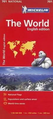 Michelin Mapa krajowa świata - Michelin the World National Map