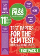 Przećwicz i zdaj 11+ CEM Test Papers - Test Pack 1 - Practise and Pass 11+ CEM Test Papers - Test Pack 1